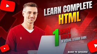 LEARN HTML IN 1 HOUR  Tutorial for Beginners [upl. by Mingche]