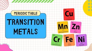 Transition MetalsClassification of the Periodic tablePhysical and chemical Properties of metals [upl. by Ahseiym781]