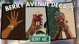 BERRY AVENUE DECAL CODES [upl. by Aiotal]