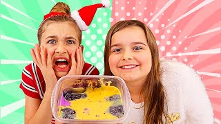 TURN THIS SLIME INTO A CHRISTMAS SLIME CHALLENGE  JKrew [upl. by Abih851]