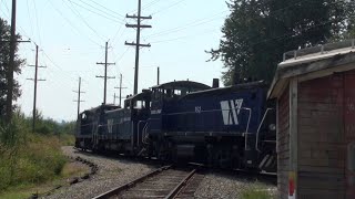 SRY 129 East at Clayburn Road July 30th 2009 sry railway train [upl. by Anilad29]