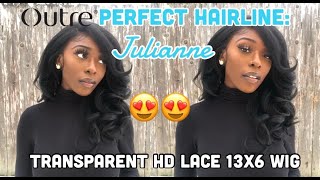 Outre Perfect Hairline Synthetic Glueless 13X6 HD Lace Front Wig  TAMALA EBONYLINECOM [upl. by Adnilreh]