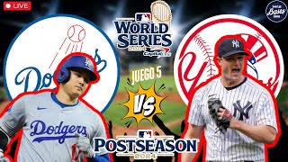 🚨 EN VIVO Serie Mundial 2024  Yankees vs Dodgers  Juego 5  Análisis y Reacciones ⚾🔥 [upl. by Freida994]