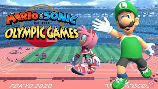 Mario amp Sonic At The Olympic Games Tokyo 2020  Triple Jump  4x100 Relay  Sport Climbing [upl. by Oicanata]