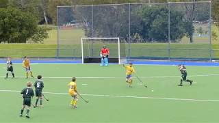 Townsville v Ipswich under 13 boys hockeyQueensland State Championships Buderim 2013 [upl. by Eisset394]