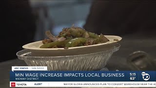 Small business franchise owner burdened by new minimum wage [upl. by Chretien]