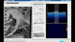 Receiving NOAA weather satellite using SDR and WXtoImg [upl. by Annawoj]