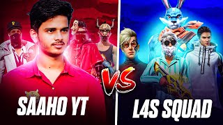 SAAHO SQUAD VS L4S SQUAD 😡😡 NIYYAVVA THAGGEDE LE🔥🔥🤩🤩 [upl. by Bosch606]