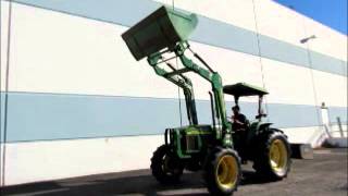 Sold John Deere 5510 4x4 Agriculture Skip Loader Tractor PTO Box bidadoocom [upl. by Claudina535]