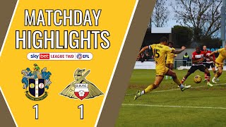 HIGHLIGHTS Sutton United 11 Doncaster Rovers 03022024 EFL2 [upl. by Arihaj263]