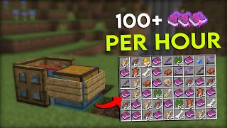 BEST EASY AFK Fish Farm Tutorial in Minecraft 119 Minecraft Bedrock MCPEXboxPS4SwitchPC [upl. by Broddie]