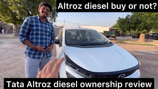 क्या 2023 में diesel गाड़ी लेना सही है  Tata altroz diesel ownership experience tata tataaltroz [upl. by Amuwkuhc]