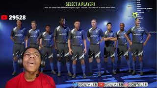 iShowSpeed Play Fifa 22 Career Mode  Full Video Funny Ending [upl. by Riella]