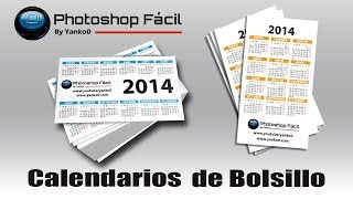 Calendarios de Bolsillo Templates Photoshop Fácil Yanko0 [upl. by Rafi]