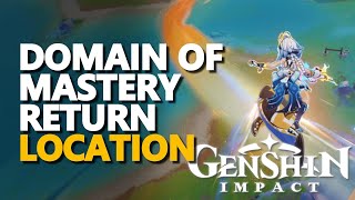 Domain of Mastery Return Location Genshin Impact [upl. by Billmyre644]