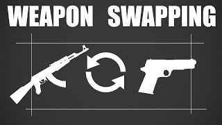 Weapon Swapping  FPS Game With Unity amp Blender [upl. by Enyalaj]