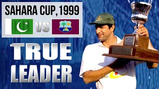 Wasim Akram A True Leader  Pakistans Clean Sweep In The Sahara Cup 1999  quotFull Series Packquot [upl. by Conard]