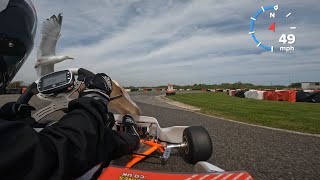 Lydd Kart Circuit  Bird Strike  9 May 22  Rotax 2 Stroke Karting  GoPro Hero10 4K 50fps [upl. by Nelrah360]