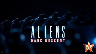 Aliens Dark Descent  Kanaltrailer 2  Startbildschirm Musik [upl. by Nalo]