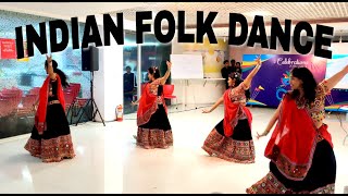 INDIAN FOLK DANCE ♥️ Rangeelo Mharo Dholna  Chogada  Channe Ke Khet  Dhanashree Kurup [upl. by Eicram]