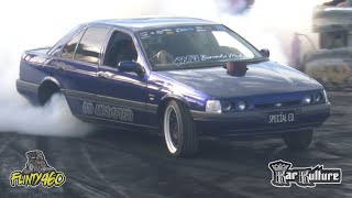 LS2 FALCON SPECIAL EDquot SMASHING TYRES AT BETTER FRYDAY BURNOUTS [upl. by Kurtzig]