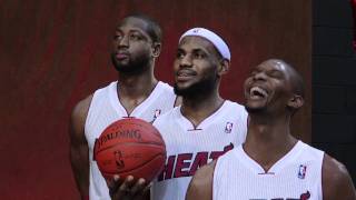 Miami Heat media day 2011 [upl. by Llenrev]