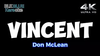 Vincent  Don McLean karaoke version [upl. by Llywellyn]