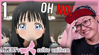 Akebis Sailor Uniform EP 1 Reaction  Roubai Academy [upl. by Odilia]