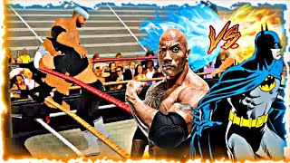 WRESTLING REVOLUTION 3D 💪THE ROCK Vs BATMAN🎯 [upl. by Rigby460]