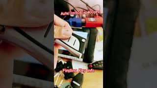 Key Information using autel im508 keyprogramming keyprogrammer autelum508 [upl. by Peednama]