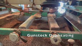 Duplicating a Rifle Gunstock  Wood Carver Duplicator [upl. by Kahler]