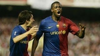 Touré Yayas goals for FC Barcelona [upl. by Fenella]