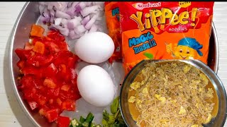 TASTY EGG AND POTATO 🥔 YIPPEE NOODLES 🍜 RECIPE  मसाला यिप्पी नूडल्स  यिप्पी नूडल्स रेसिपी [upl. by Anuaf]