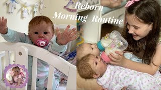 Reborn Morning Routine with a Toddler and Newborn Twins [upl. by Sitarski]