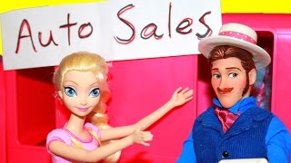 Frozen Elsa BARBIE Glam CAMPER Ariel the Little Mermaid Review [upl. by Rintoul]