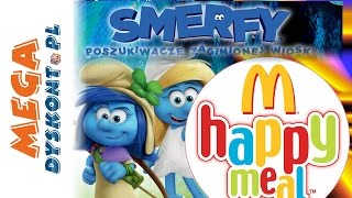 Happy Meal  Smerfy Poszukiwacze zaginionej wioski  McDonalds  Unboxing [upl. by Collie]