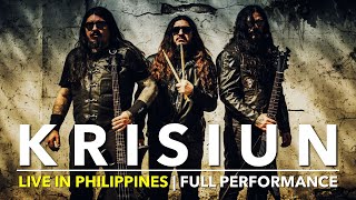 4K  KRISIUN  FULL SET LIVE IN PHILIPPINES  Skinny Mikes Bar  DEATH METAL FROM BRAZIL [upl. by Anirat]