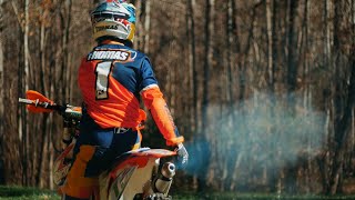 Raw 2Stroke KTM 250XC Enduro Action [upl. by Alicirp]