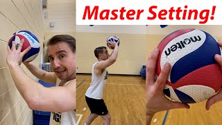 Set Like a Volleyball God  Beginner to Advance  Short amp Long Setting Drills to Build Strength [upl. by Gewirtz]