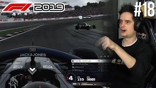 BOTTAS KOMT GEVAARLIJK TERUG DE BAAN OP  F1 2019 Career Mode 18 [upl. by Ihp]