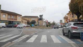 El recorrido por las calles de Churriana de la Vega por las que pasará el Metro de Granada [upl. by Hairehcaz]