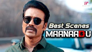 Maanaadu Best Scenes  SJ Suryah brings chaos trouble looms ahead  Silambarasan  SJ Suryah [upl. by Naedan]