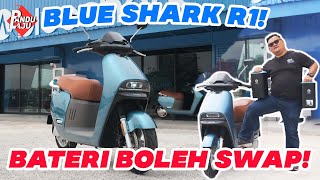 Blueshark R1  Skuter Elektrik China Nampak Pelik Tapi Canggih [upl. by Dimitris248]