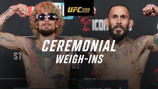 UFC 299 Ceremonial WeighIn [upl. by Siletotsira]