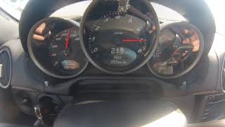 Porsche Cayman 9872 29 PDK 0200 kmh Acceleration [upl. by Subak]