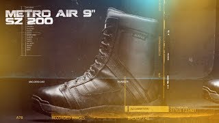 ORIGINAL SWAT METRO AIR 9quot SZ 200 BLACK BOOT 123401 [upl. by Aroc92]