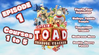 Captain Toad Treasure Tracker Episode 1  Courses 1 to 5  No Commentary [upl. by Valerian]