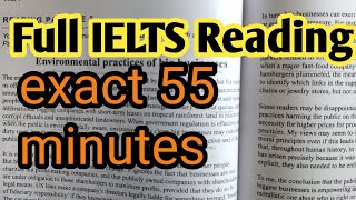 IELTS READING in 55 minutes Reading Tips  FULL READING TEST practice SILBO ielts reading answers [upl. by Yeliw]