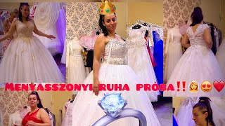 Spártai Kemálné  👰‍♀️💍Menyasszonyi 😍ruha probán😇 [upl. by Gray523]