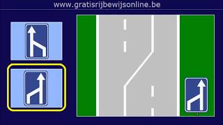 Copy of GRATIS RIJBEWIJS ONLINE 2 Rijbewijs B  OPENBARE WEG  RIJSTROKEN [upl. by Nwahsat]